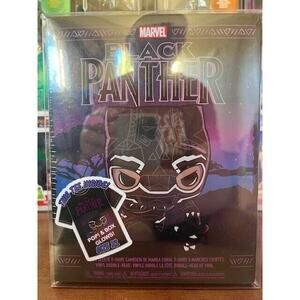 Funko Pop! & Tee - Black Panther GITD Target Excl XL in PROTECTOR